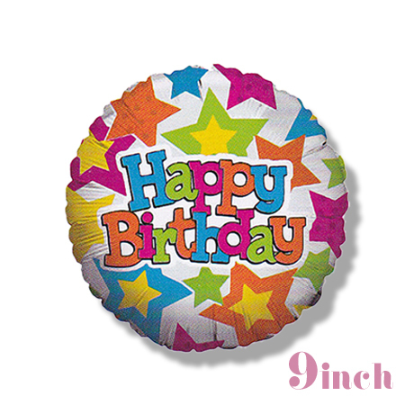 Happy Birthday 9 Inch